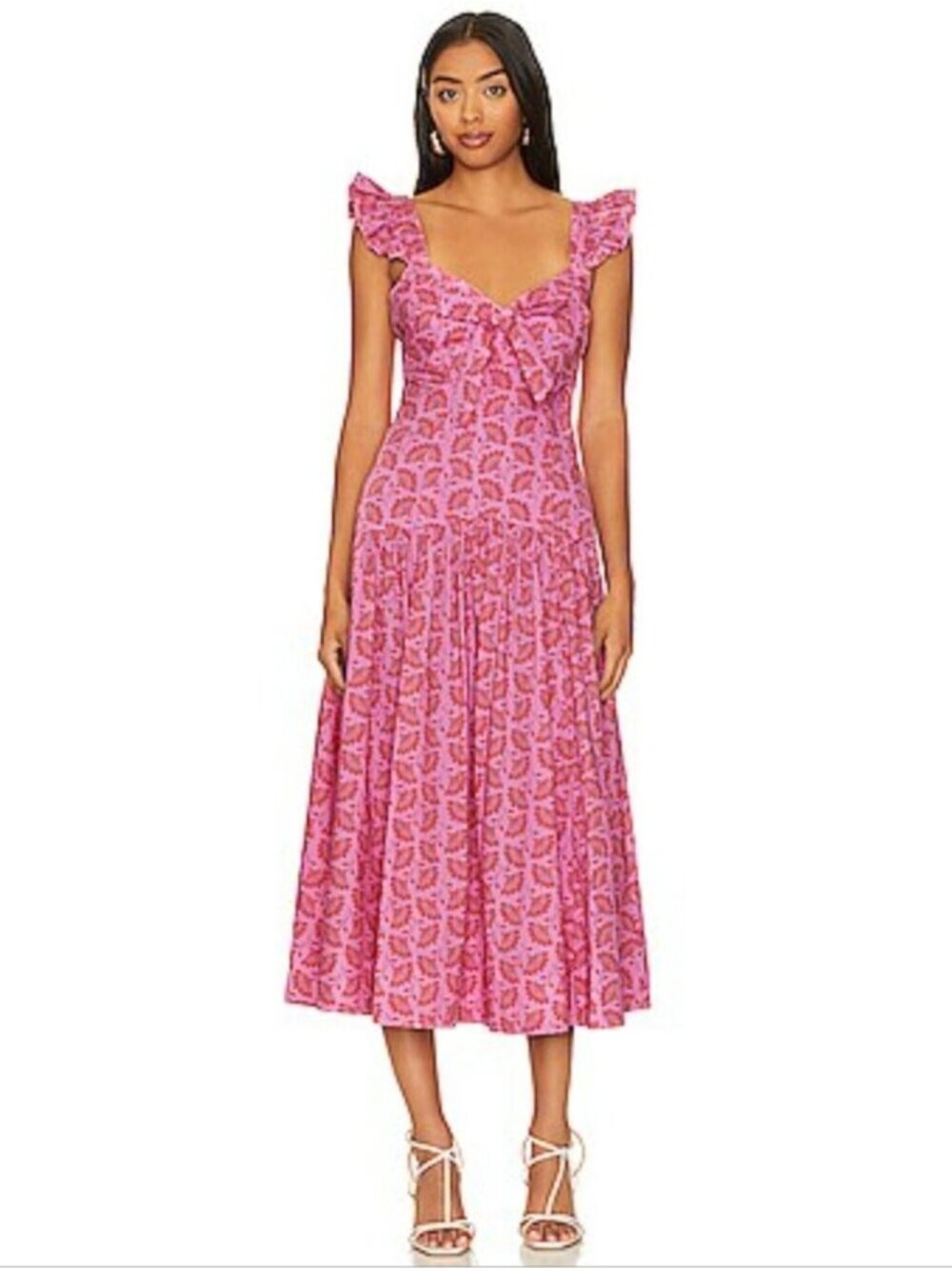 NWT Likely Sherry Orchid Multi A-Line Midi Dress